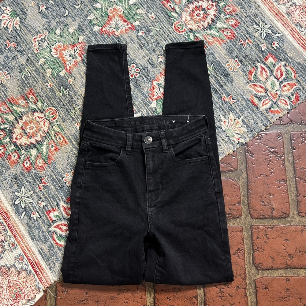 American Eagle curvy hi rise jegging denim jeans